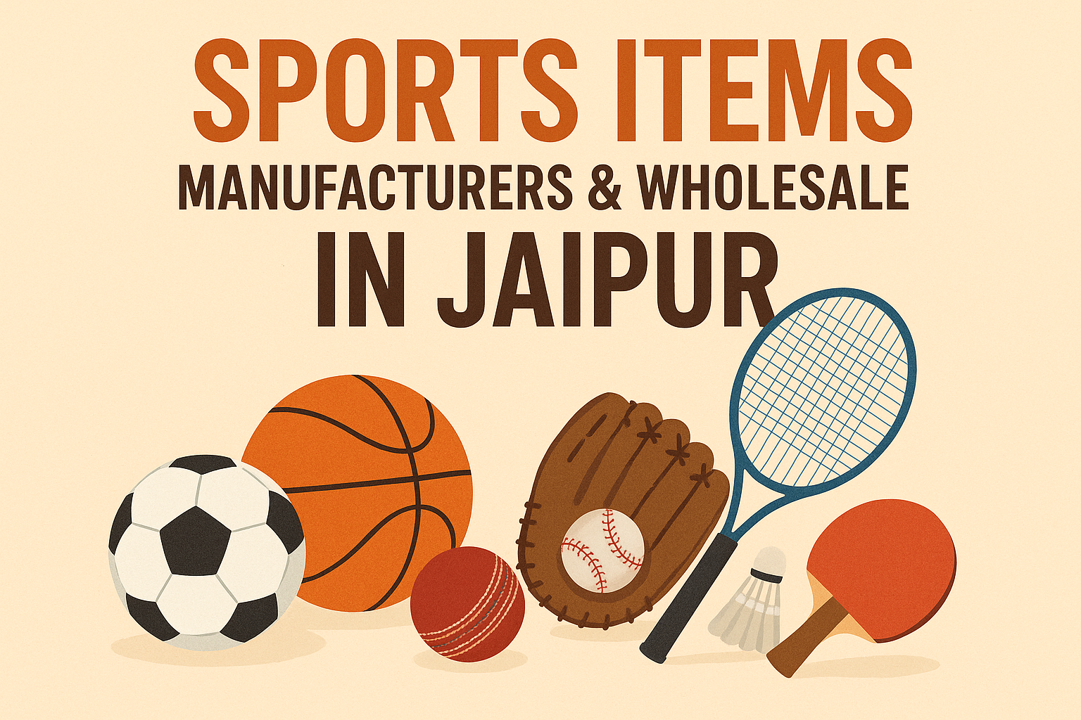 Best sports items manufacturer wholesale in jaipur